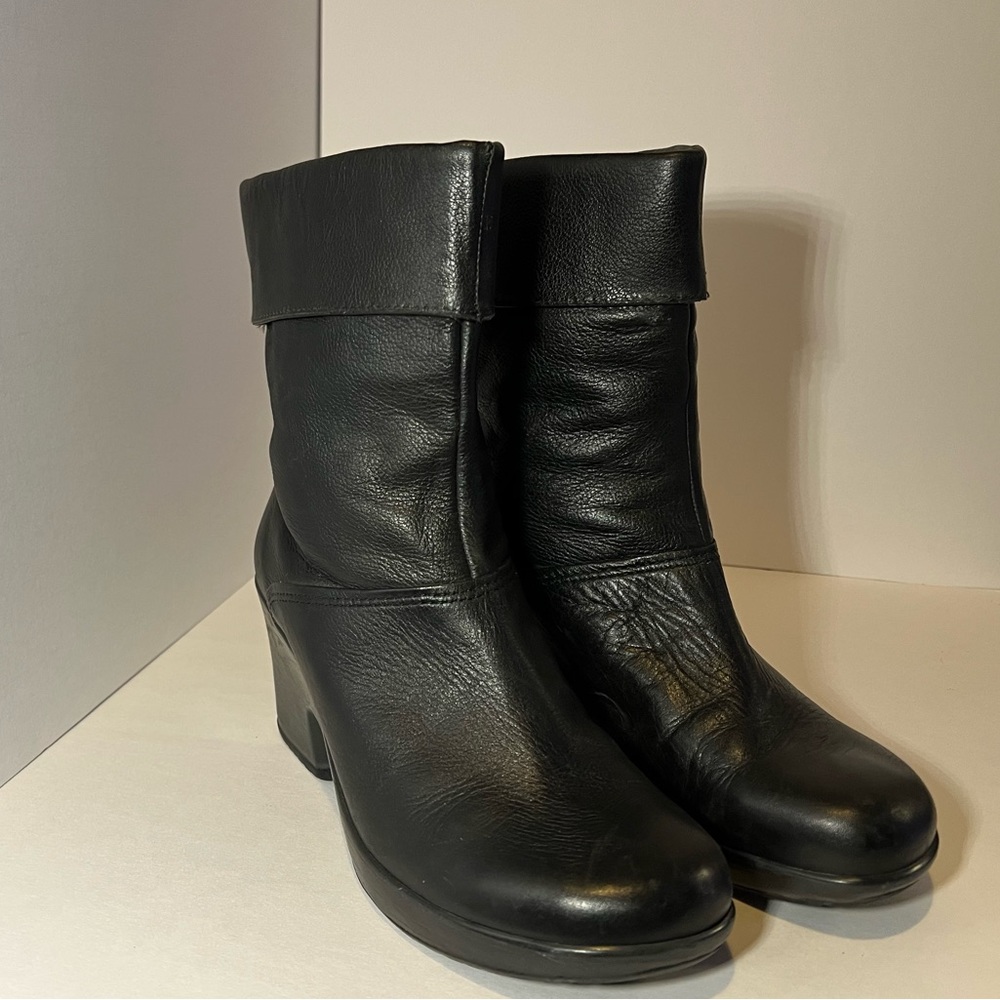 Dansko Foldover Wedge Ankle Boot
